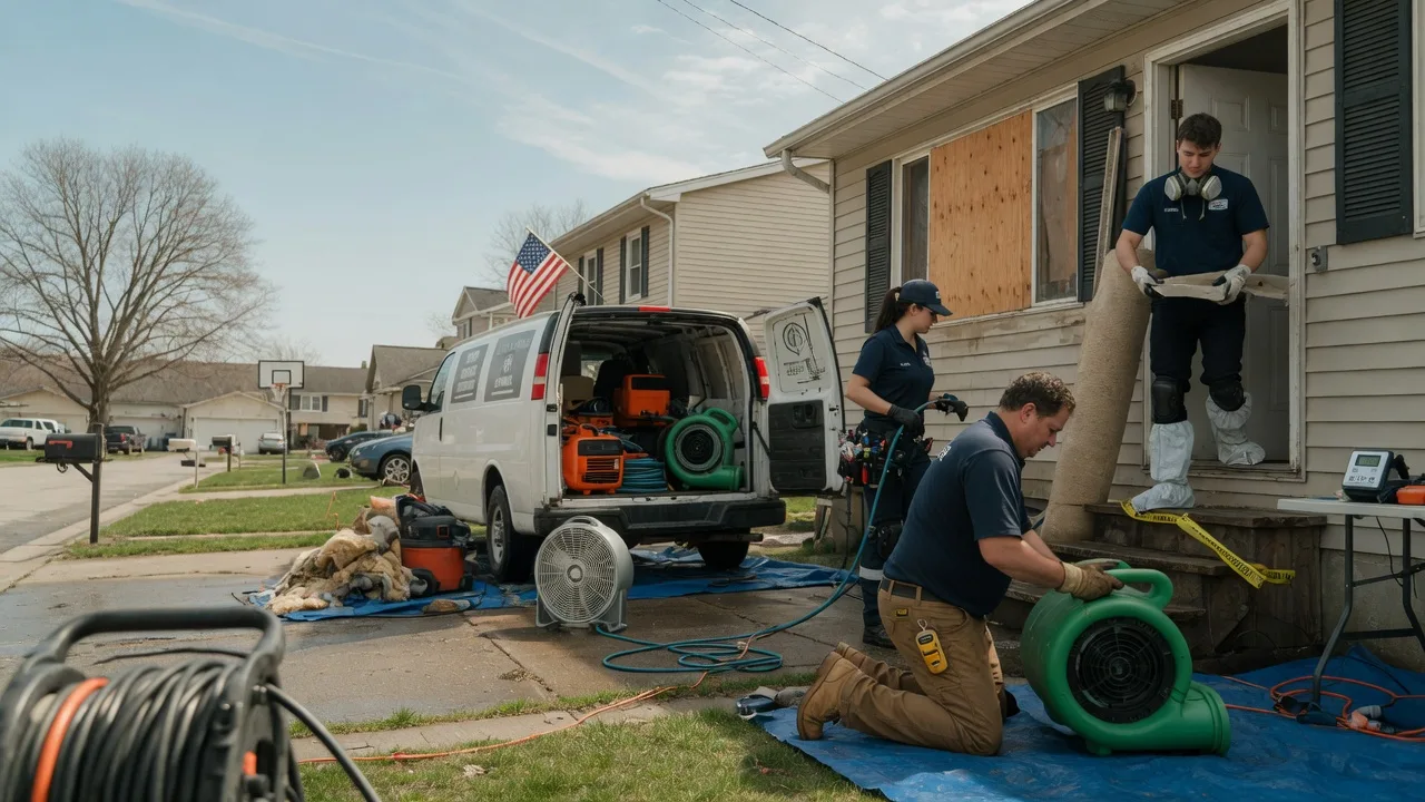 Water Damage Restoration in Liberty, KS near me